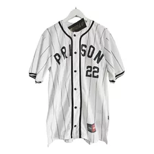 Camisa Camiseta Baseball Prison White 22 