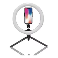 Aro Led Iluminador Ring Light Portátil Tripé Mesa Spectrum