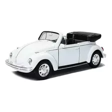 Miniatura Carro Fusca 1967 Conversível Welly 1/32 Branco