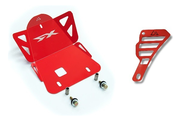 Cubre Carter + Cubre Piñon Honda Tornado Xr250 Peaklight -xp