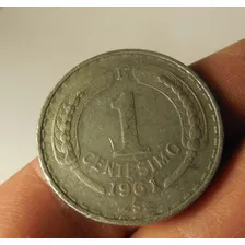 Moneda 1 Centesimo. Chile 1961.