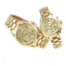 2 Pcs Reloj De Moda De Cuarzo Para Parejas