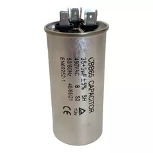 Capacitor Dual 35 + 5 Mf 450v Metálico - Aire Acondicionado