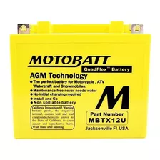 Batería Motobatt Mbtx12u Ytx14bs Kawasaki, Bmw, Ktm, Suzuki 