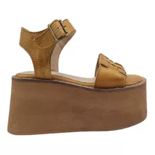 Sandalias Plataformas Zapatos Mujer Cuero Moda 935pm