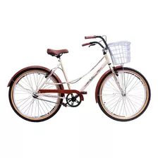 Bicicleta Feminina Aro 26 Retro Vintage Tipo Caloi Promoção