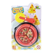 Kit Pizza Brinquedo Infantil Comidinha Crec Crec Master Chef