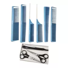 Kit Tijeras De Corte Probasic + Set Peines Babyliss 