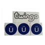 Tapetes Renault Twingo Pisos Pvc Lavables 3 Piezas Con Logo  Renault Twingo