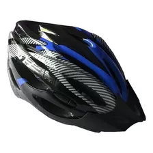 Casco Para Bicicleta Y Rollers Visera Ventila Regula Azul Talle 54 - 60