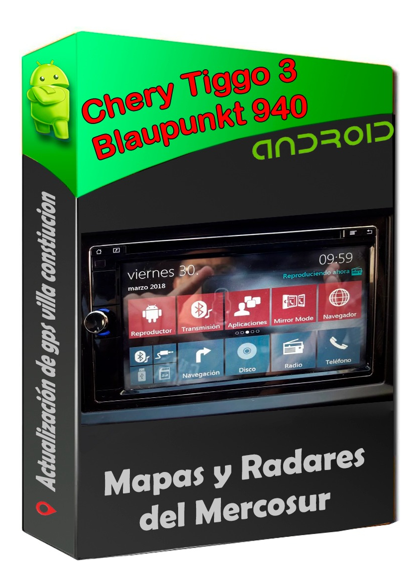Actualización De Gps Chery Tiggo 3 Android Blaupunkt 940