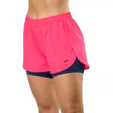 Short Fitness Elite Feminino Com Bermuda Interna Running 033