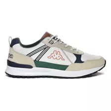 Zapatillas Kappa Logo Antor White-beige Grey-blue Hombre