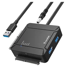 Lector De Disco Duro Sata Usb 3.0 De Doble Bahía Hdd S...