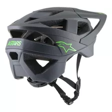 Casco Mtb Bici Vector Pro - Atom Helmet Alpinestar Premium Color Gris Talle L