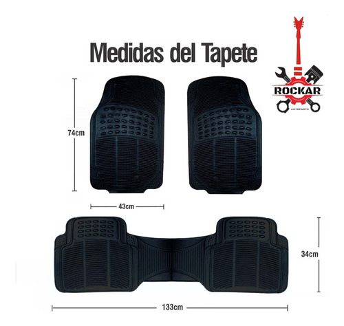 Kit Tapetes 3 Filas Mitsubishi Montero Sport 2014 Foto 4