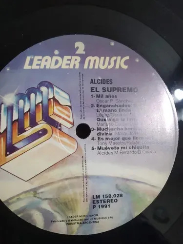 Alcides - El Supremo - vinilo 1991
