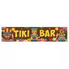 Tiki Banner Luau Decoración De Fiesta, Tiki Totem Tik...