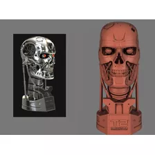 Terminator 2 T800 Busto Archivo Stl Para Impresion 3d