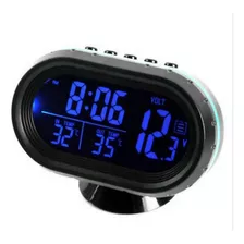 Azul/coche Termómetro Digital Reloj Dc 12v Automóvil Llevado