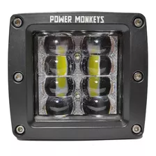 Faro Led 6d Cuádruple Línea Auto Moto 4x4 Utv Cuatri