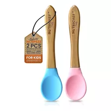 Juego De 2 Cucharas Para Bebé Ncbps22 Nutrichef