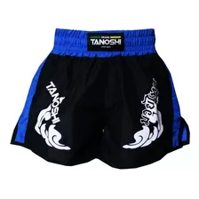 Shorts Muaythai Azul Trng Estampado Tanoshi