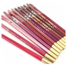 Pack Por 12 Delineadores Para Labios Lip Liner Pink 21 