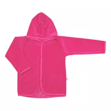 Casaco Infantil Feminino Lilás Pink Plush Com Capuz