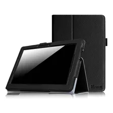 Funda De Cuero Para Amazon Kindle Fire Hdx 8,9 Negro