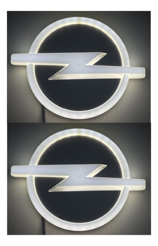 Luz Led Con Logotipo De Opel Antara Coche Con Emblema,2 Pcs Foto 2