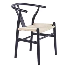 Silla Wishbone Negro