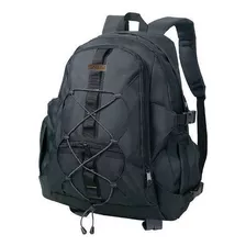 Mochila Kossok Cera Reforzada Grande 40 L Asfl70 Color Negro Diseño De La Tela Liso