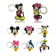 Llavero Minnie Mickey Donald Dibujos Animados 3-4.5 Cm