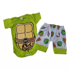 Ajuar Para Bebé Tortuga Ninja Set Bebes