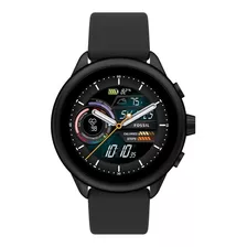 Smartwatch Fossil Hombre Gen 6 Wellness Silicon Color De La Caja Negro