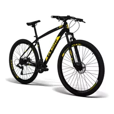 Bicicleta Alumínio Aro 29 Gts 21 Vel Freio A Disco Ride 19 C Cor Preto-amarelo Tamanho Do Quadro 21