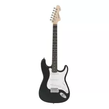 Guitarra Elétrica Vogga Vcg601n Stratocaster De Madeira Afiada 2016 Preta Metálico Com Diapasão De Pau-rosa