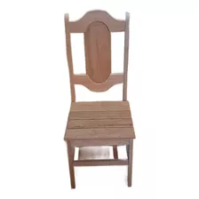 2 Cadeiras Madeira Maciça Mista- Crua(lixada. À Pintar)