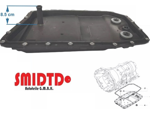 Tapa Carter Transmision Automatic Jaguar S-type (x200) 02-07 Foto 3