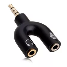 Adaptador Para Auriculares 2 Jack 3.5 - Plug 3.5 4 Contactos