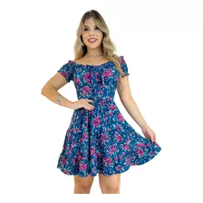 Vestido Soltinho Feminino Confortável Curto Verão Moda Festa