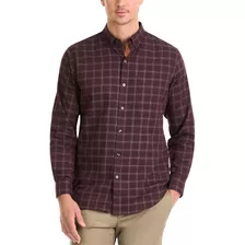 Camisa Van Heusen De Manga Larga Sin Arrugas Para Hombre, Ro