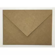 50 Envelopes Rústicos Kraft Convite Casamento Formatura Ev40