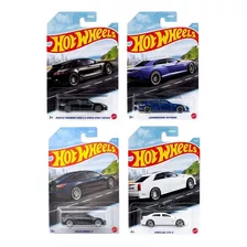 Kit C/ 4 Miniaturas Série Sedans De Luxo - 1/64 - Hot Wheels