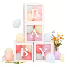 Cajas Para Decoración De Baby Shower,4 Piezas,decorac Fiesta