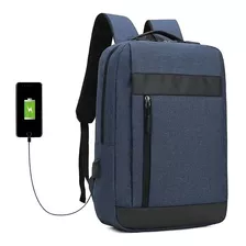 Mochila Antirrobo Impermeable Multifuncional Porta Notb Usb