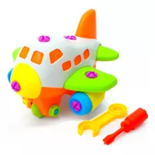 Avião Baby Brinquedo Infantil Monta E Desmonta