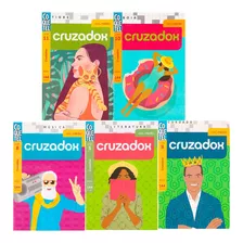 Kit 5 Livros Coquetel Coletânea Cruzadox - Páginas Brancas