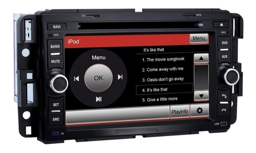 Hummer H2 2008-2009 Gps Estereo Dvd Bluetooth Touch Hd Radio Foto 2